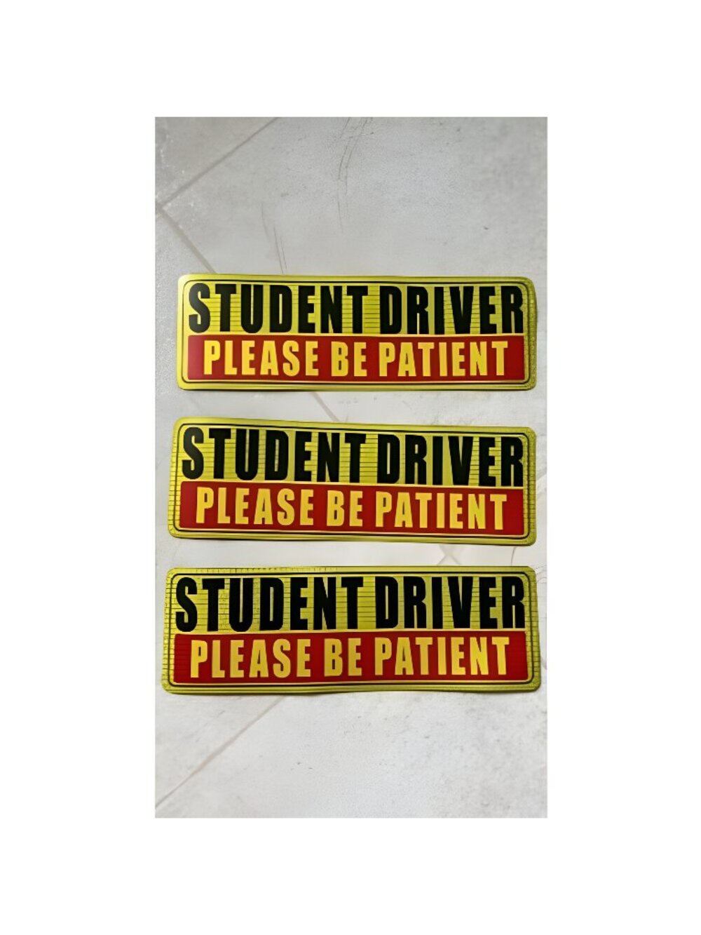 Student Driver Magnet for Car - Be Patient Student Driver Magnet